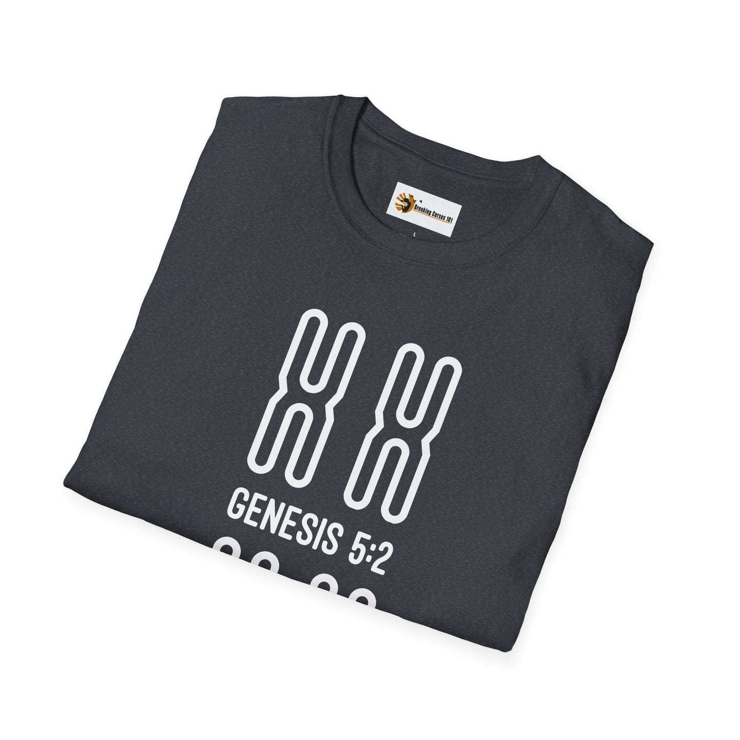 Genesis 5:2 - Bible Verse Graphic Cotton Tee | Shop Breaking Curses 101