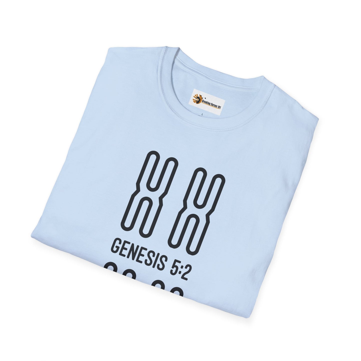 Genesis 5:2 - Bible Verse Graphic Cotton Tee | Shop Breaking Curses 101