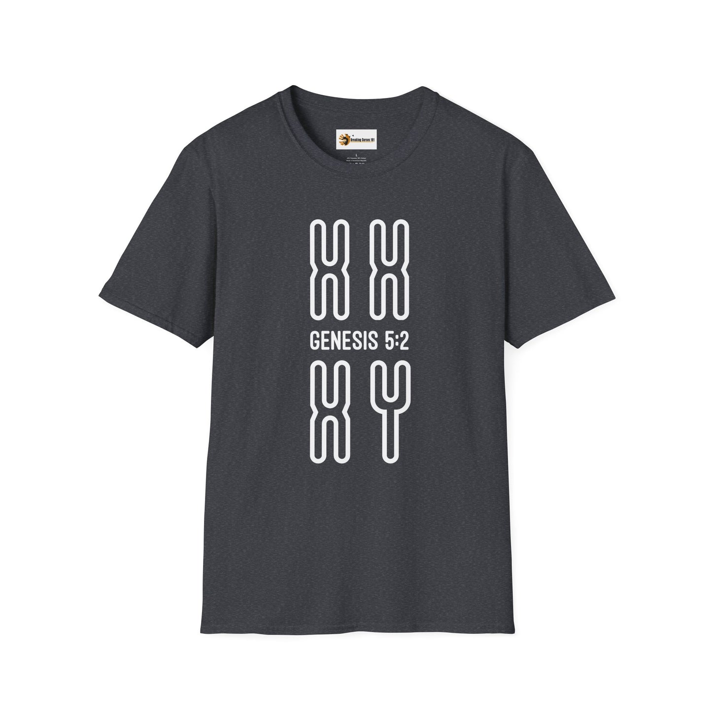 Genesis 5:2 - Bible Verse Graphic Cotton Tee | Shop Breaking Curses 101