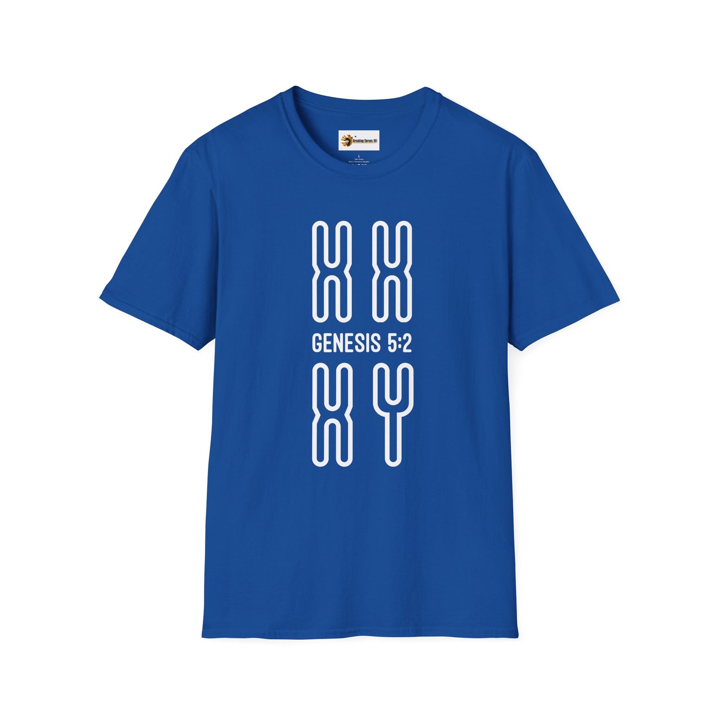 Genesis 5:2 - Bible Verse Graphic Cotton Tee | Shop Breaking Curses 101