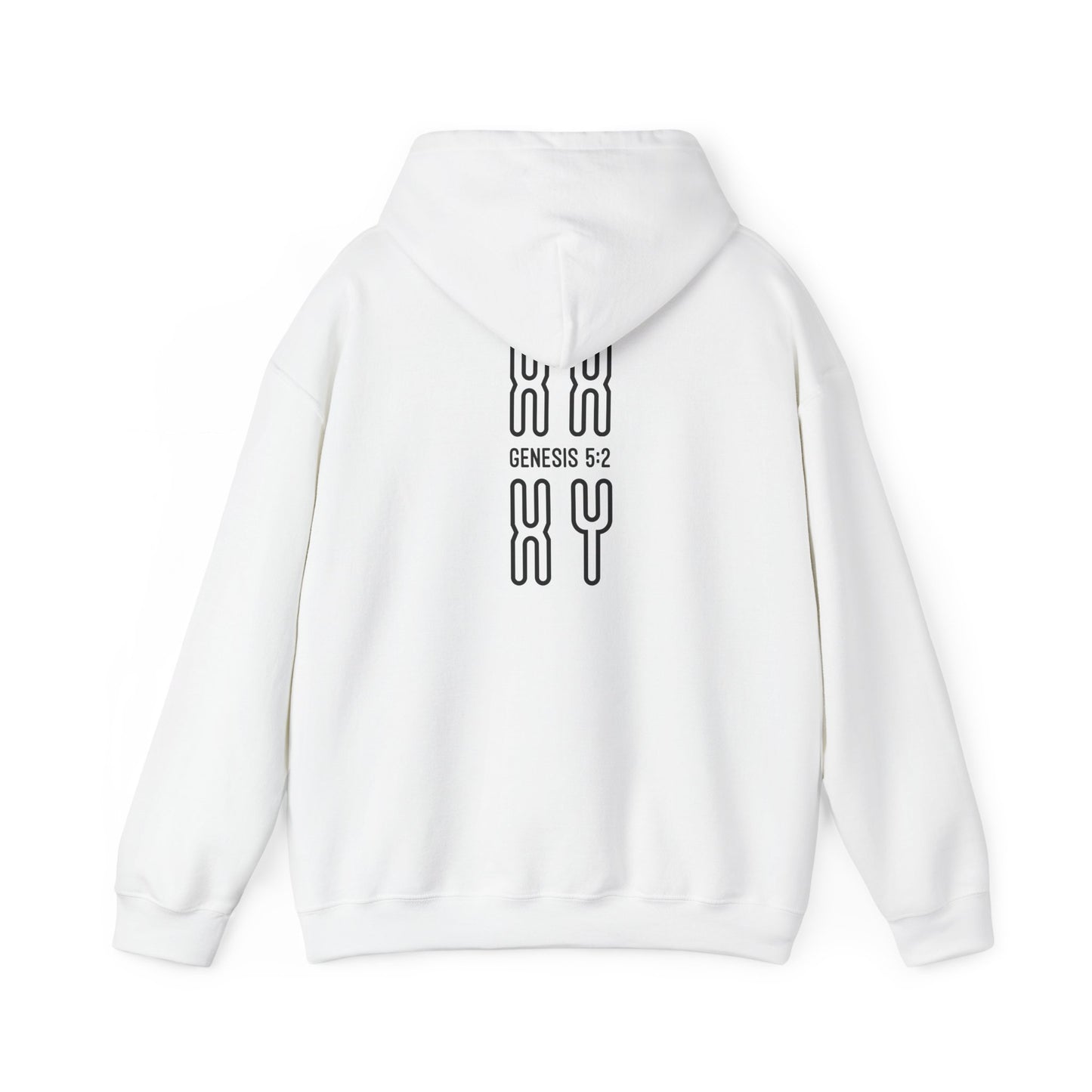 Genesis 5:2 - Christian Heavy Blend™ Hooded Sweatshirt | Breaking Curses 101