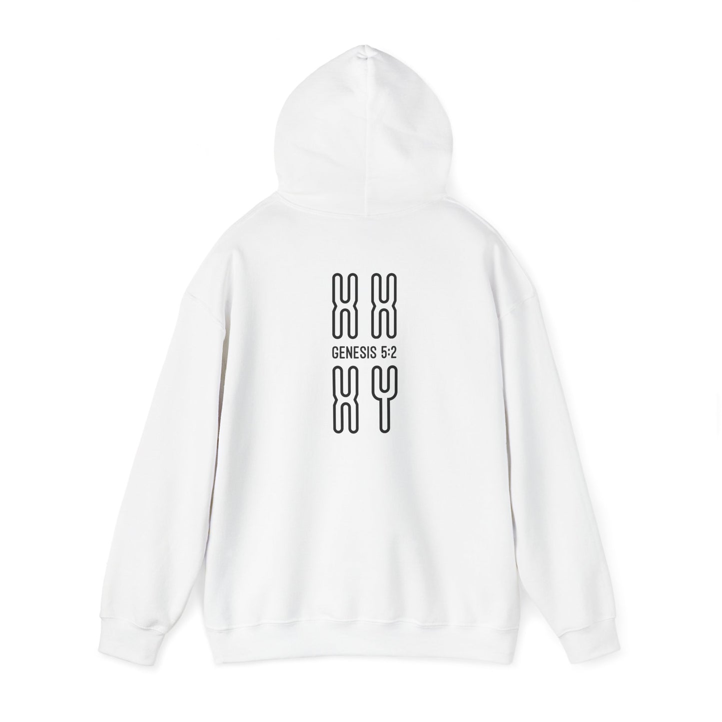 Genesis 5:2 - Christian Heavy Blend™ Hooded Sweatshirt | Breaking Curses 101