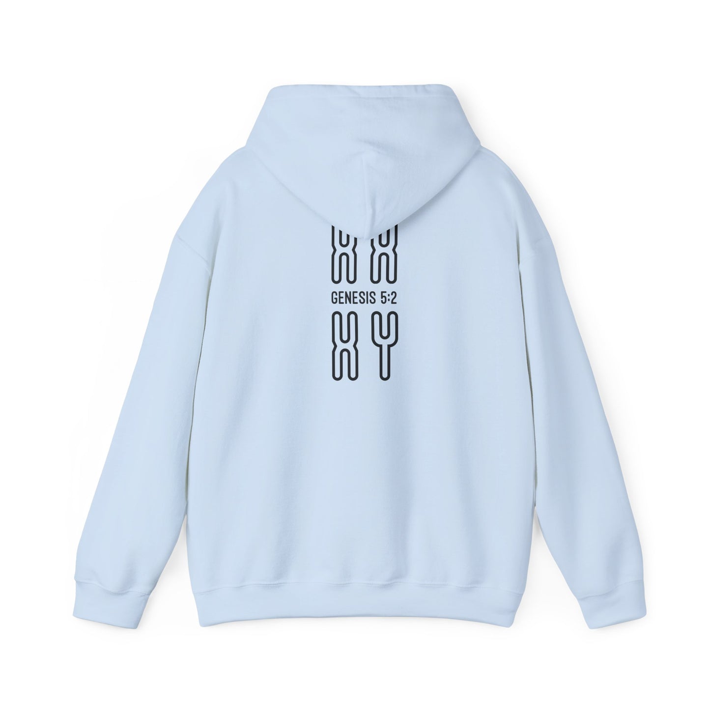 Genesis 5:2 - Christian Heavy Blend™ Hooded Sweatshirt | Breaking Curses 101