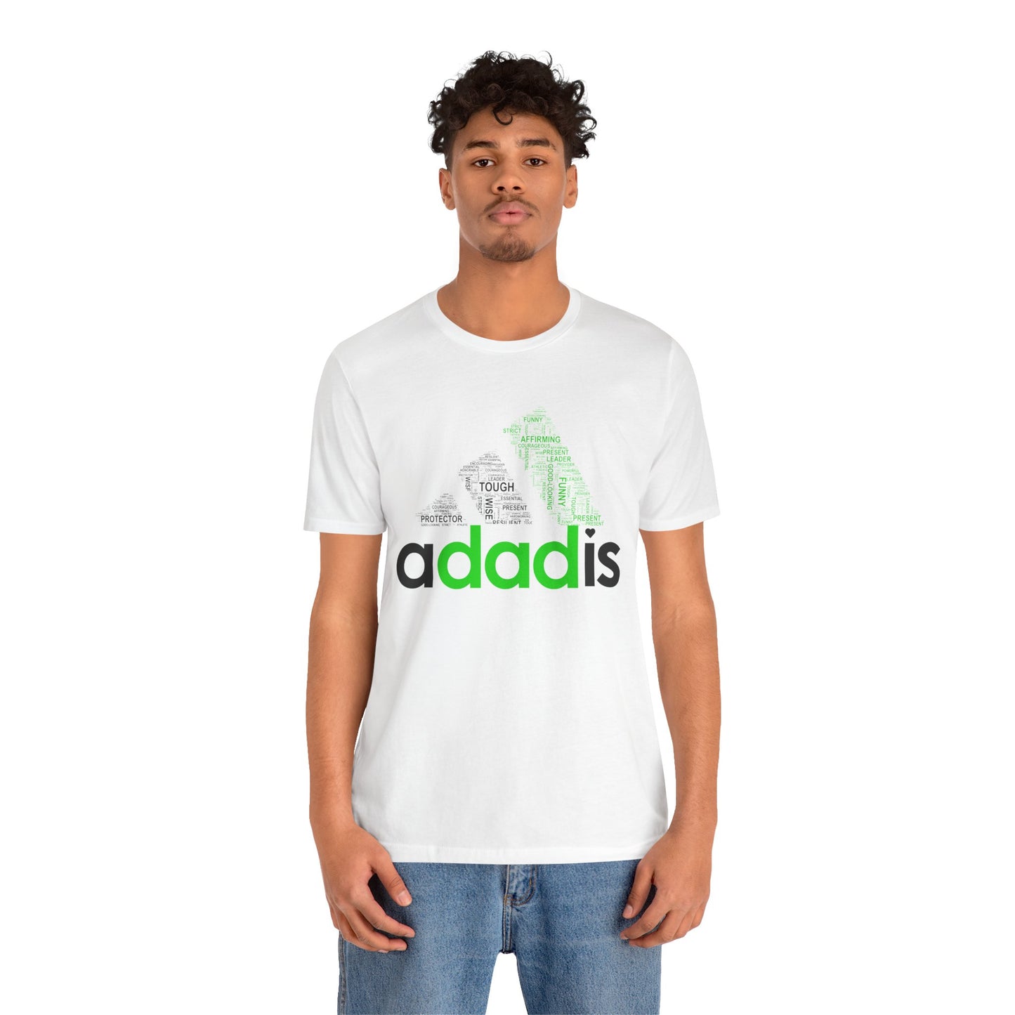 A Dad Is - Men's Jersey Graphic Tee - Father's Day | Shop Breaking Curses 101