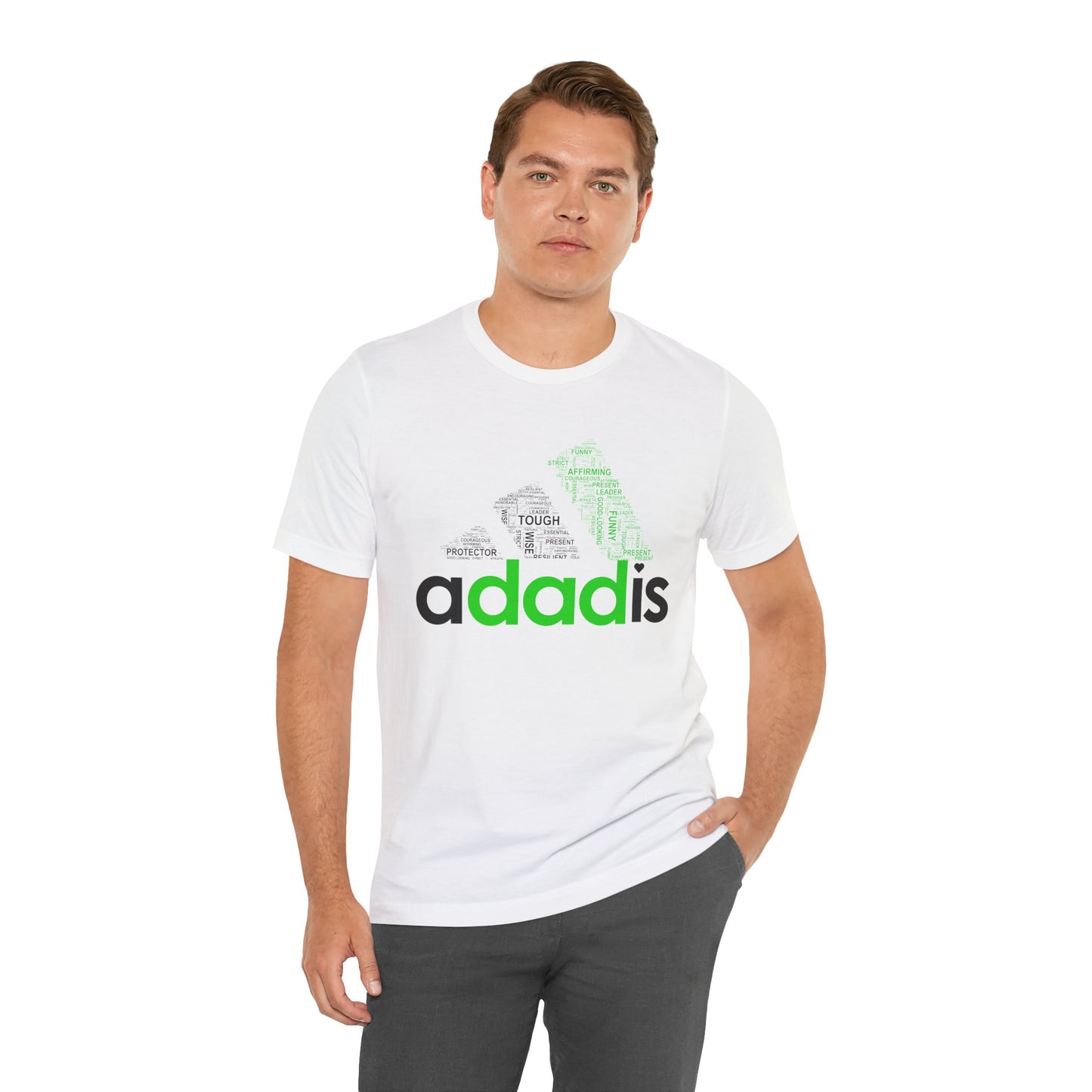 A Dad Is - Men's Jersey Graphic Tee - Father's Day | Shop Breaking Curses 101