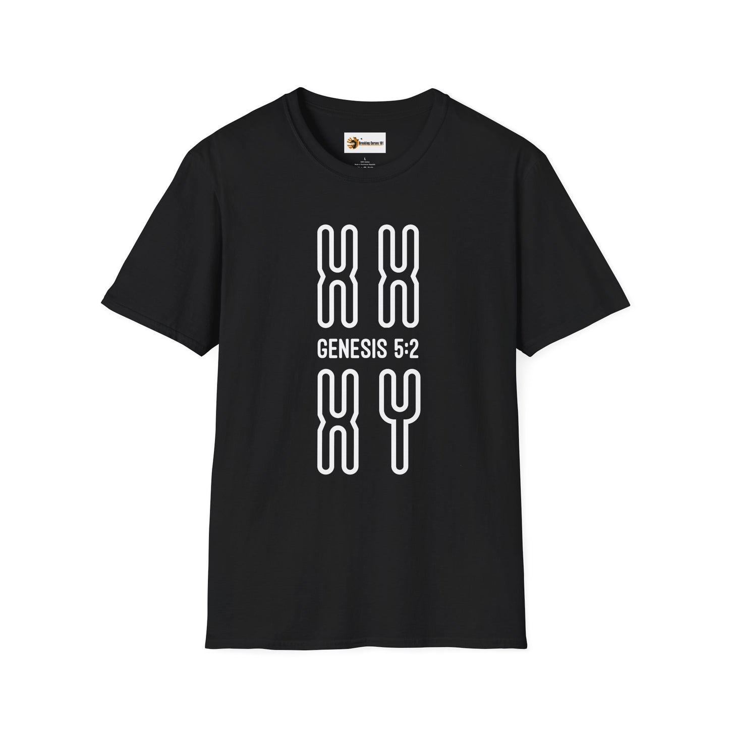 Genesis 5:2 - Bible Verse Graphic Cotton Tee | Shop Breaking Curses 101