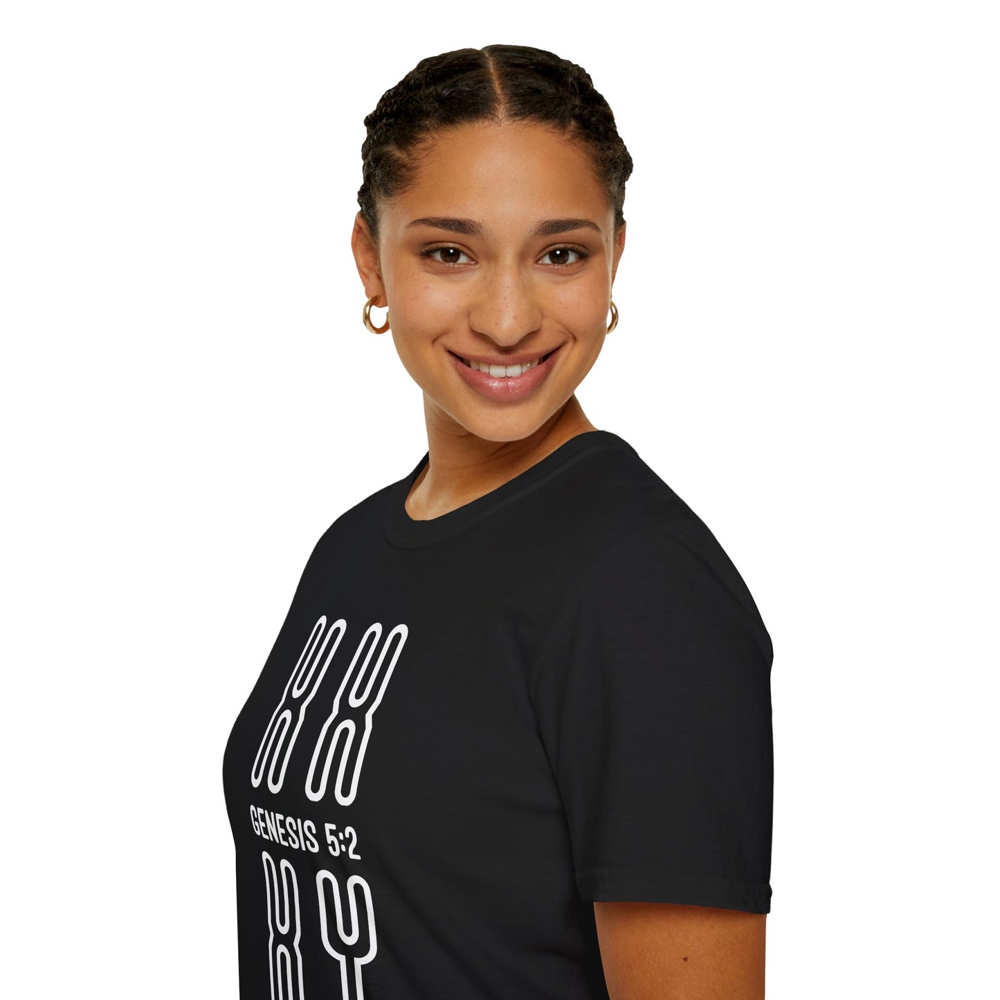 Genesis 5:2 - Bible Verse Graphic Cotton Tee | Shop Breaking Curses 101