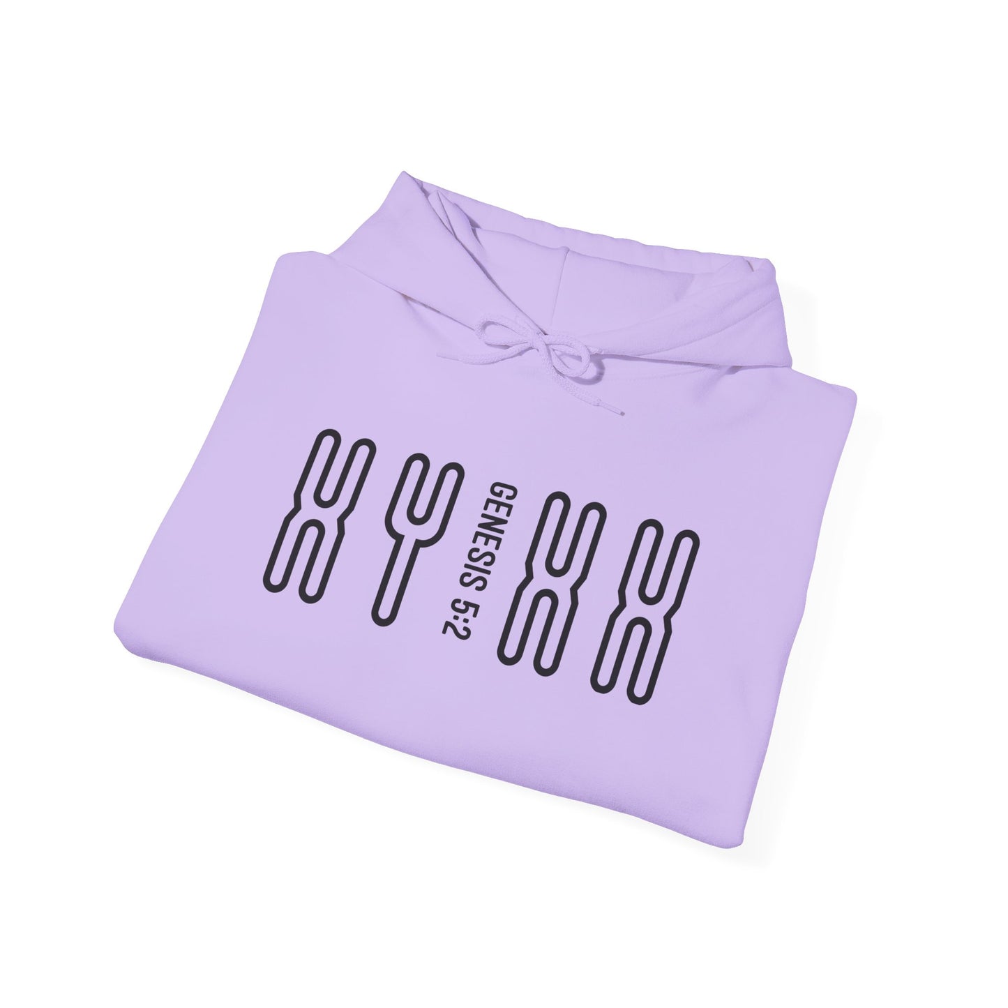 Genesis 5:2 - Christian Heavy Blend™ Hooded Sweatshirt | Breaking Curses 101