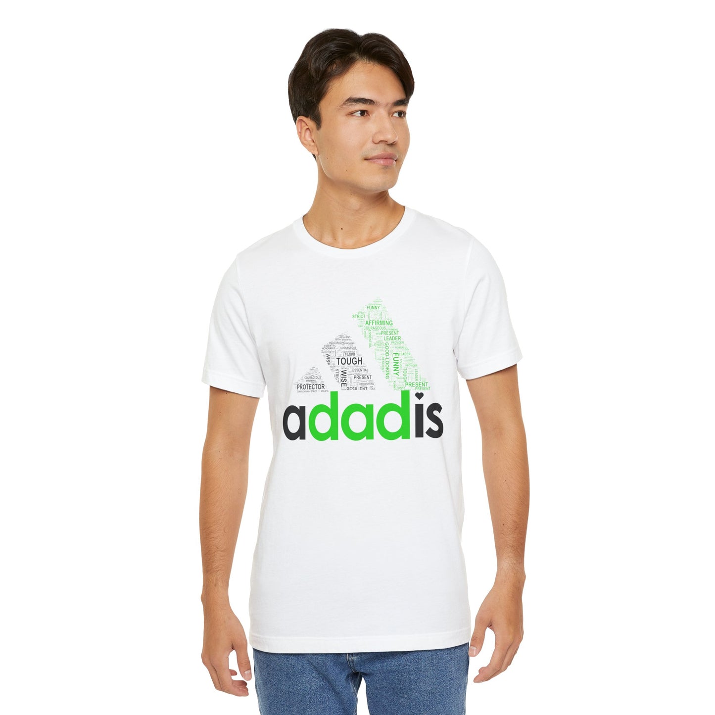 A Dad Is - Men's Jersey Graphic Tee - Father's Day | Shop Breaking Curses 101