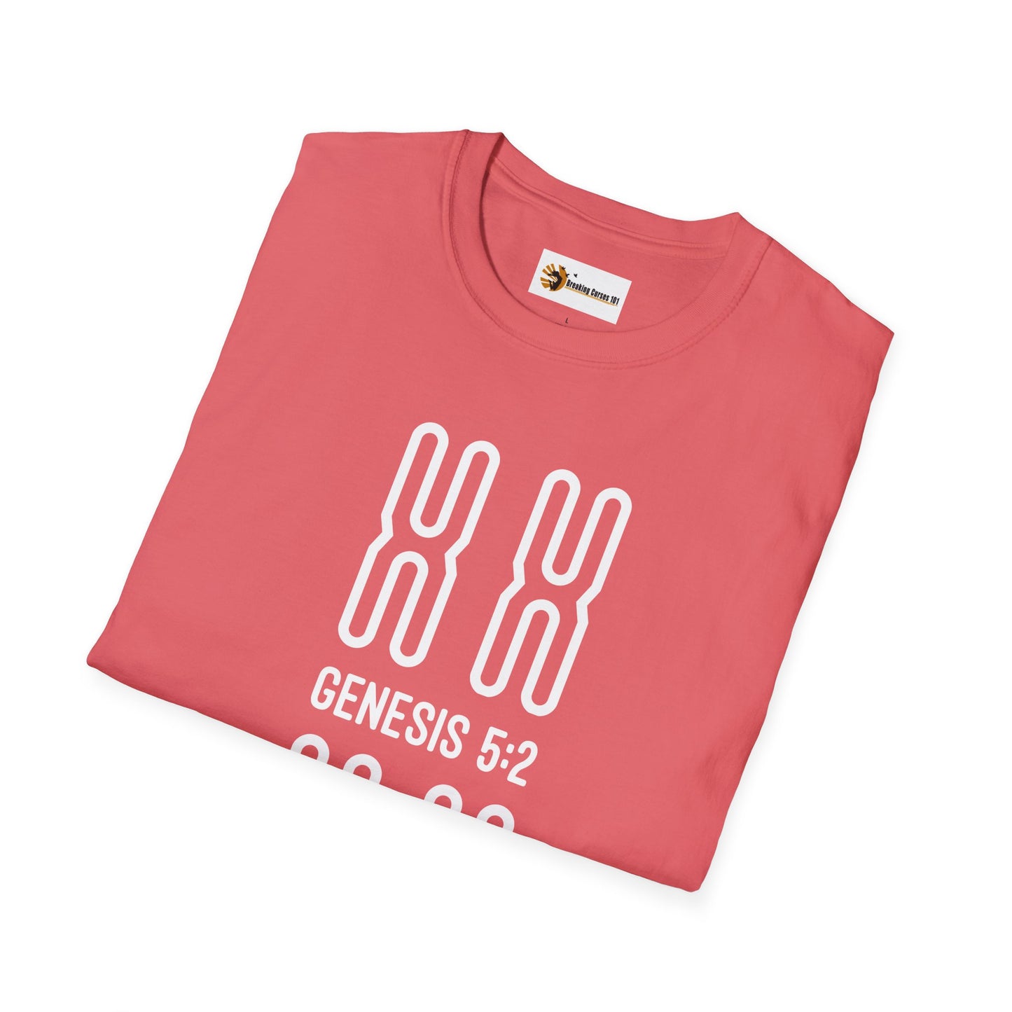 Genesis 5:2 - Bible Verse Graphic Cotton Tee | Shop Breaking Curses 101