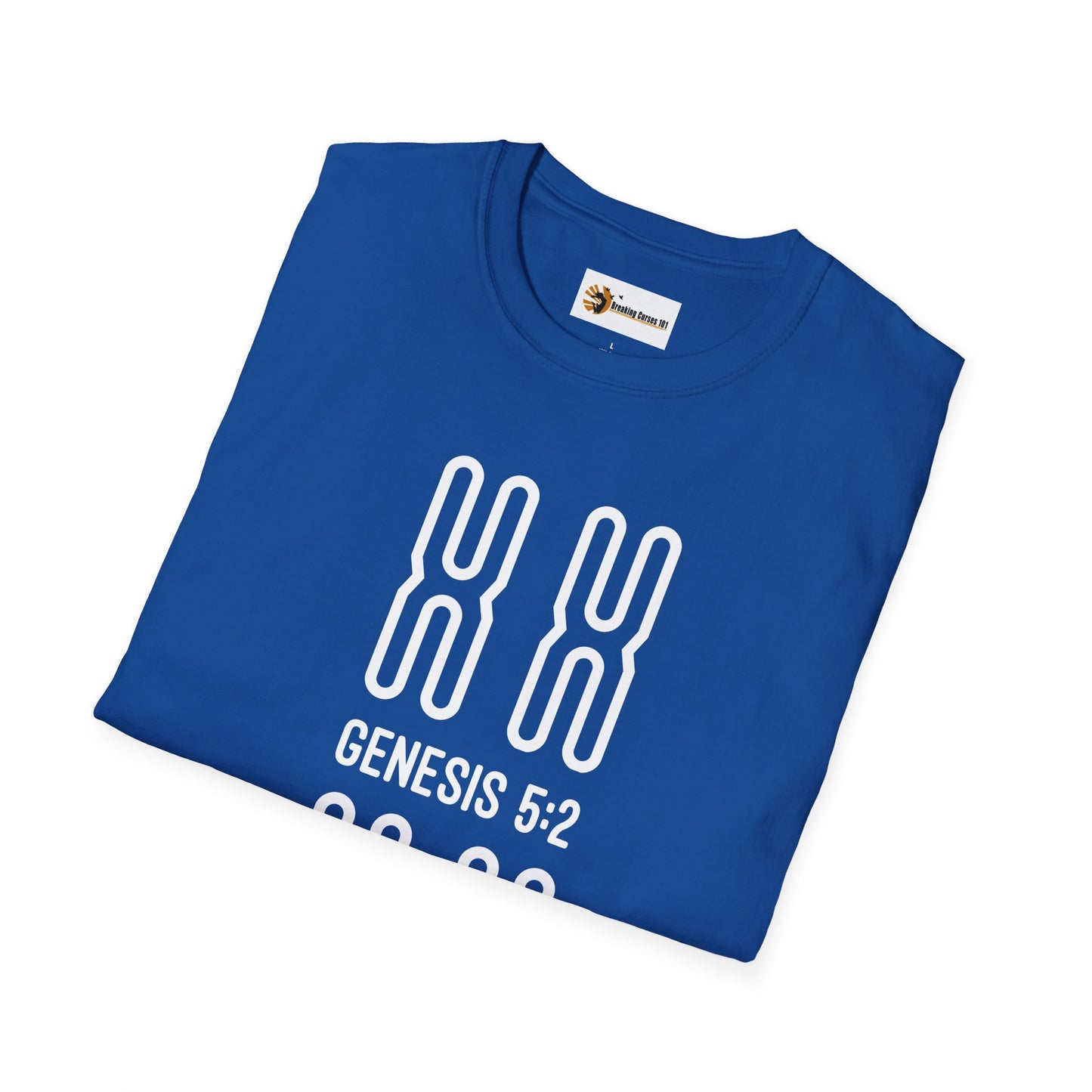 Genesis 5:2 - Bible Verse Graphic Cotton Tee | Shop Breaking Curses 101