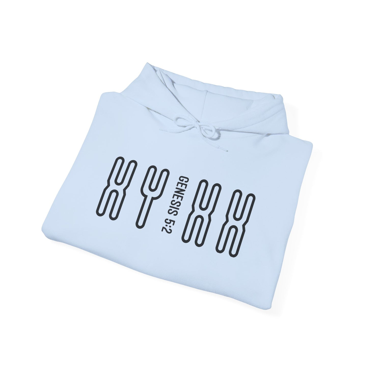 Genesis 5:2 - Christian Heavy Blend™ Hooded Sweatshirt | Breaking Curses 101