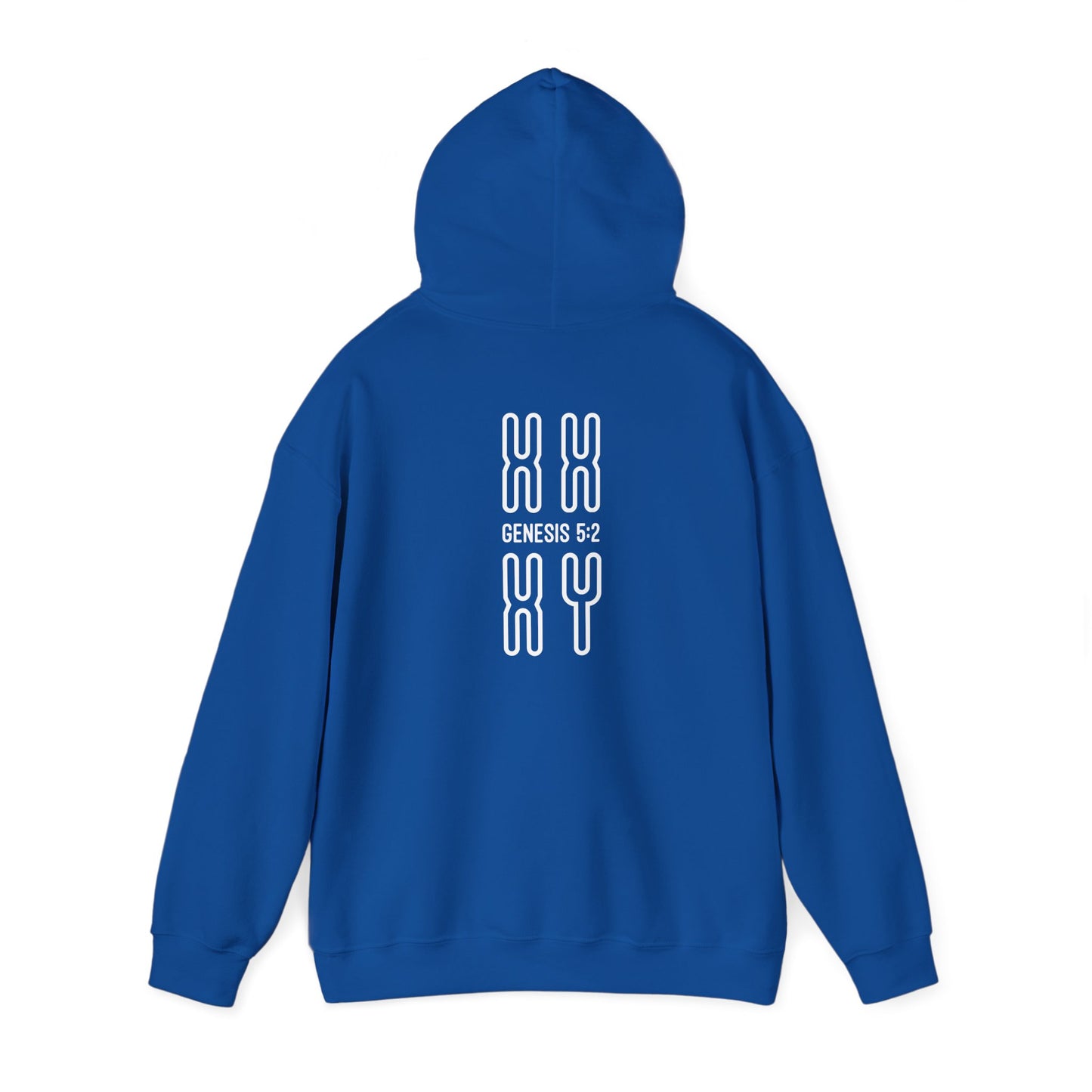 Genesis 5:2 - Christian Heavy Blend™ Hooded Sweatshirt | Breaking Curses 101