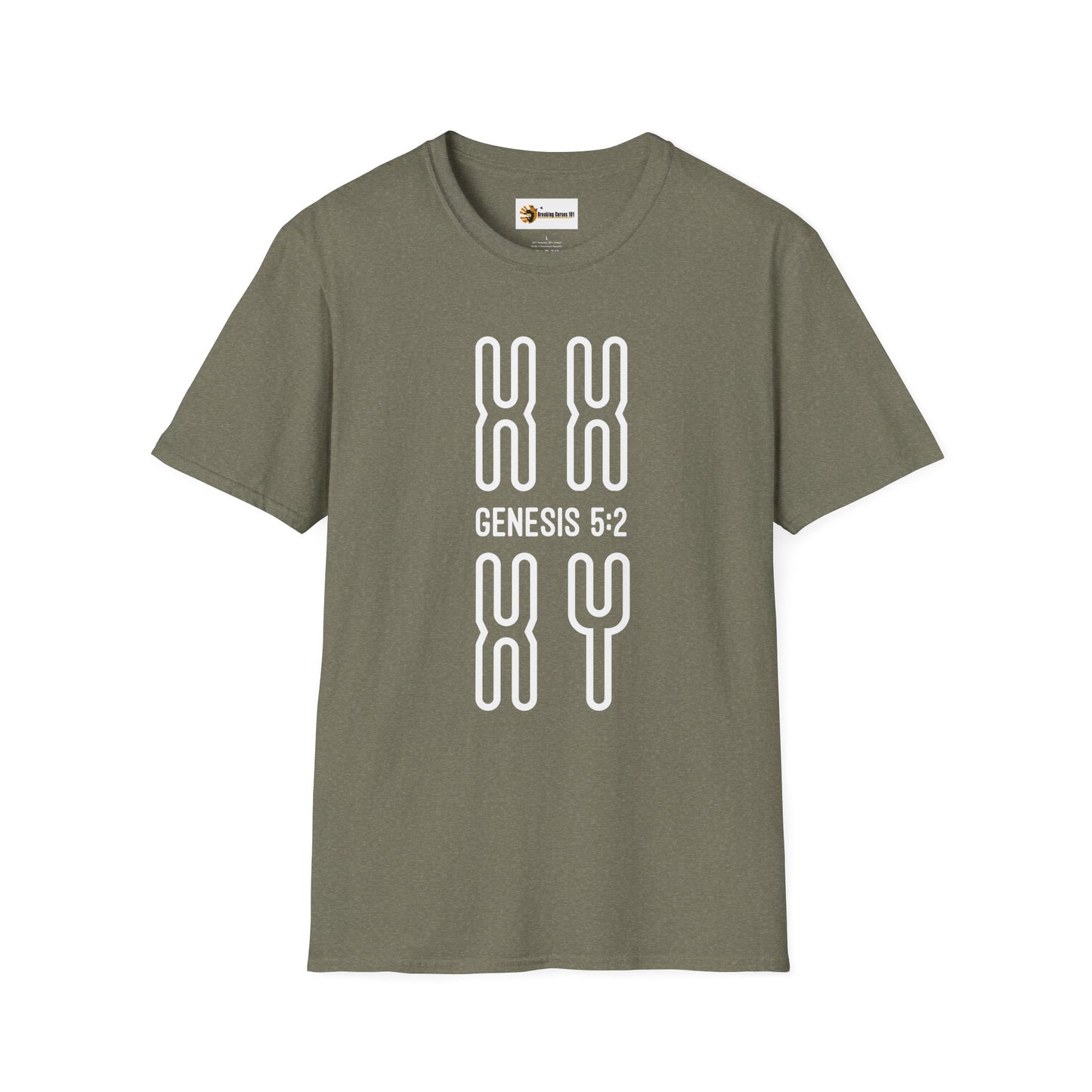 Genesis 5:2 - Bible Verse Graphic Cotton Tee | Shop Breaking Curses 101