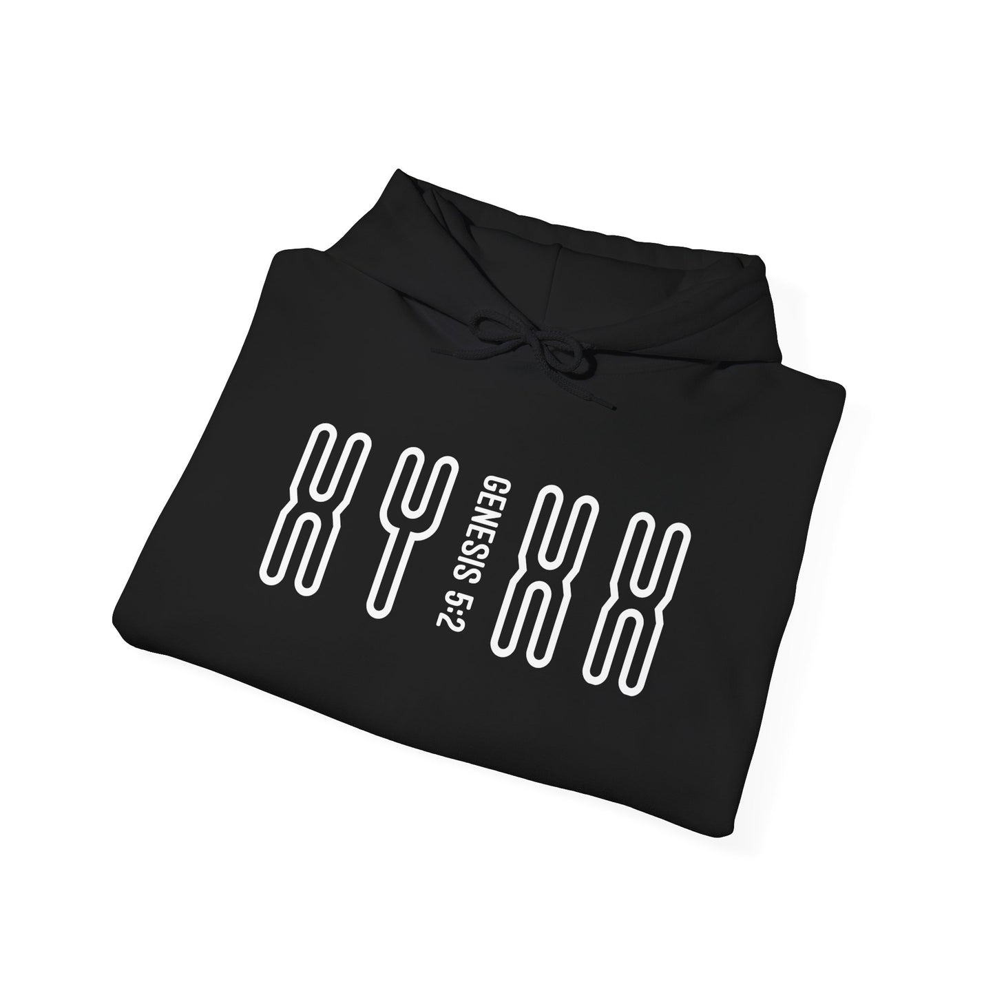 Genesis 5:2 - Christian Heavy Blend™ Hooded Sweatshirt | Breaking Curses 101