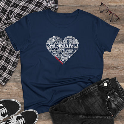 1 Corinthians 13 - Bible Verse Women's Graphic Cotton Tee | Shop Breaking Curses 101