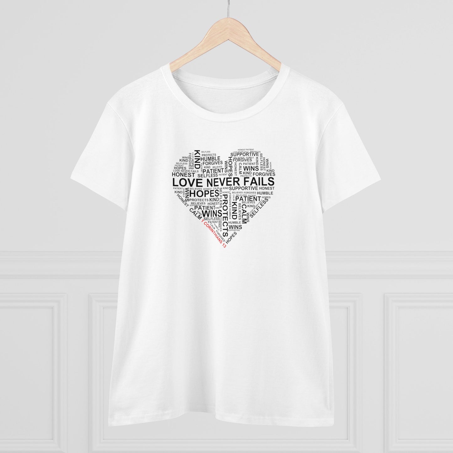 1 Corinthians 13 - Bible Verse Women's Graphic Cotton Tee | Shop Breaking Curses 101