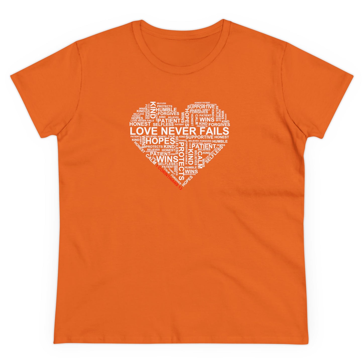 1 Corinthians 13 - Bible Verse Women's Graphic Cotton Tee | Shop Breaking Curses 101