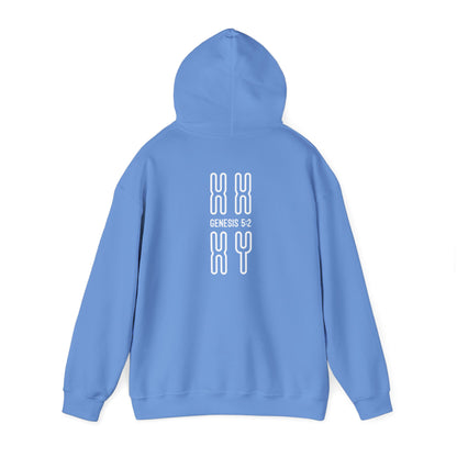 Genesis 5:2 - Christian Heavy Blend™ Hooded Sweatshirt | Breaking Curses 101