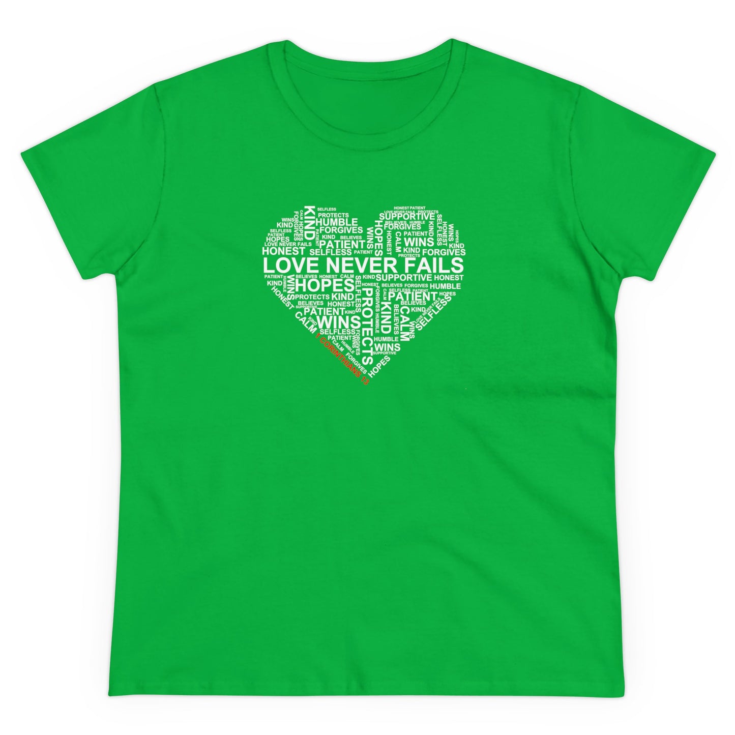 1 Corinthians 13 - Bible Verse Women's Graphic Cotton Tee | Shop Breaking Curses 101