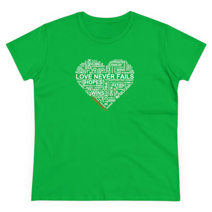 1 Corinthians 13 - Bible Verse Women's Graphic Cotton Tee | Shop Breaking Curses 101