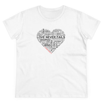 1 Corinthians 13 - Bible Verse Women's Graphic Cotton Tee | Shop Breaking Curses 101