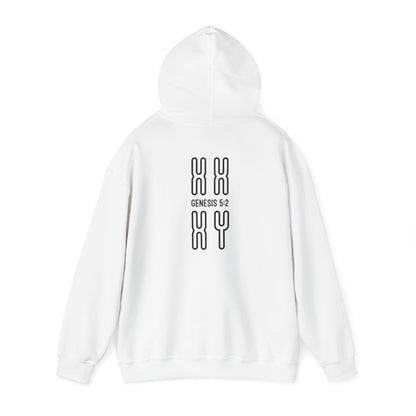 Genesis 5:2 - Christian Heavy Blend™ Hooded Sweatshirt | Breaking Curses 101