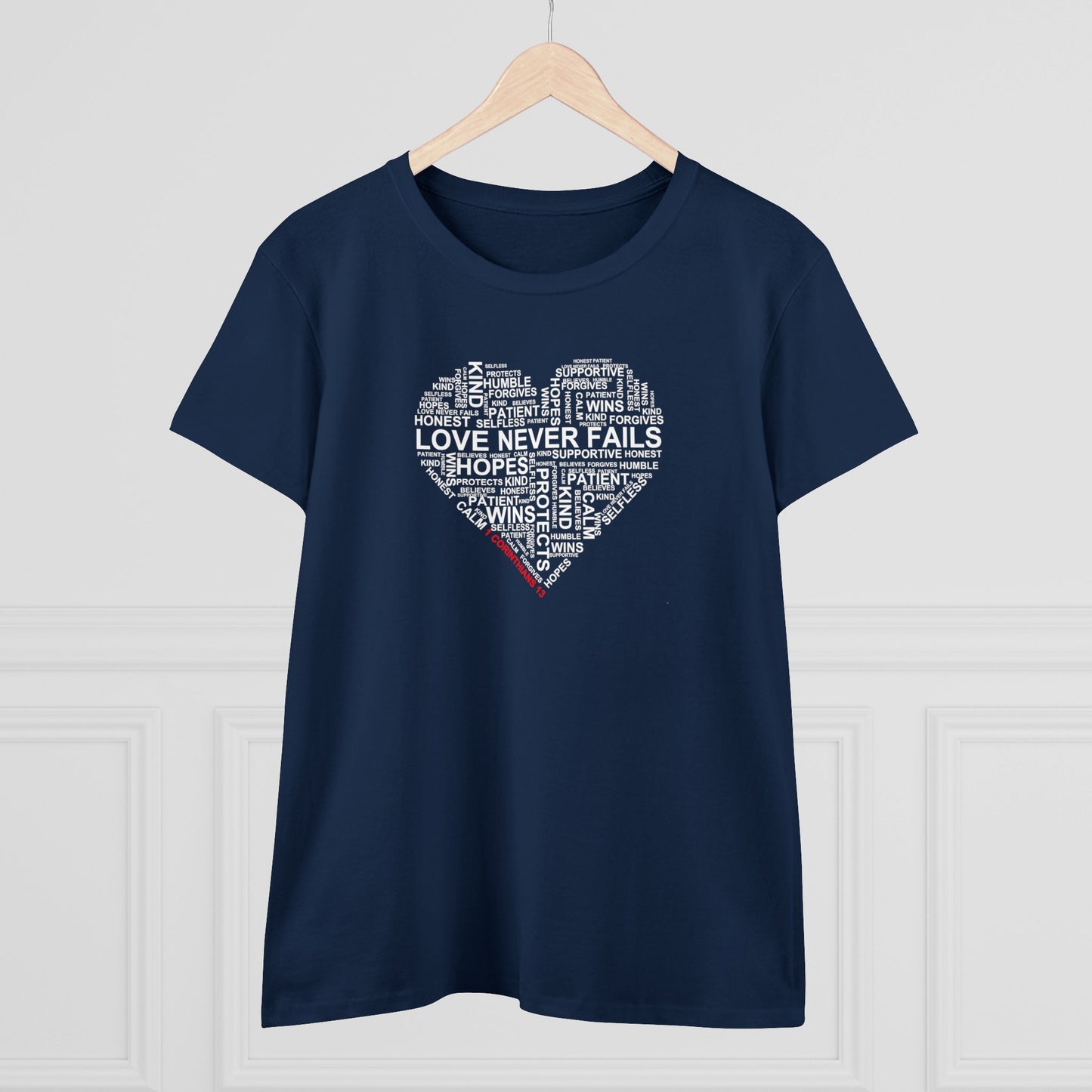 1 Corinthians 13 - Bible Verse Women's Graphic Cotton Tee | Shop Breaking Curses 101