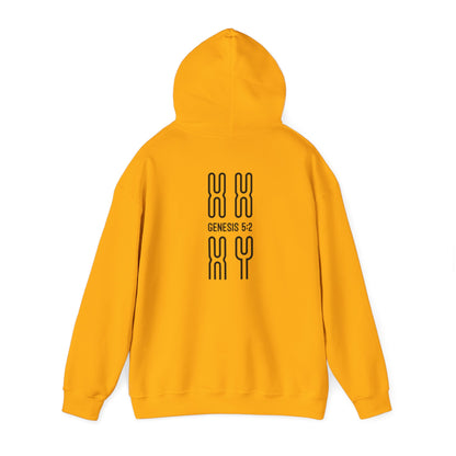 Genesis 5:2 - Christian Heavy Blend™ Hooded Sweatshirt | Breaking Curses 101