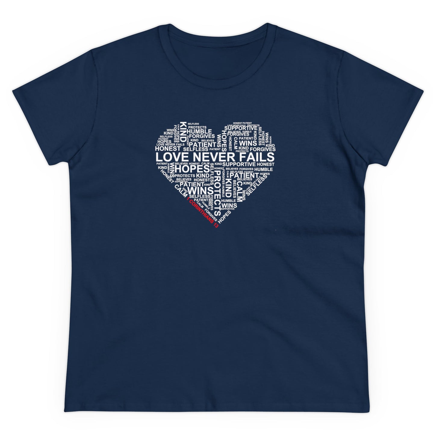 1 Corinthians 13 - Bible Verse Women's Graphic Cotton Tee | Shop Breaking Curses 101