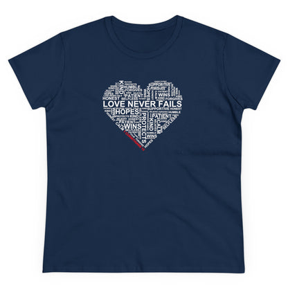 1 Corinthians 13 - Bible Verse Women's Graphic Cotton Tee | Shop Breaking Curses 101