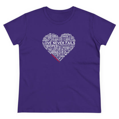 1 Corinthians 13 - Bible Verse Women's Graphic Cotton Tee | Shop Breaking Curses 101