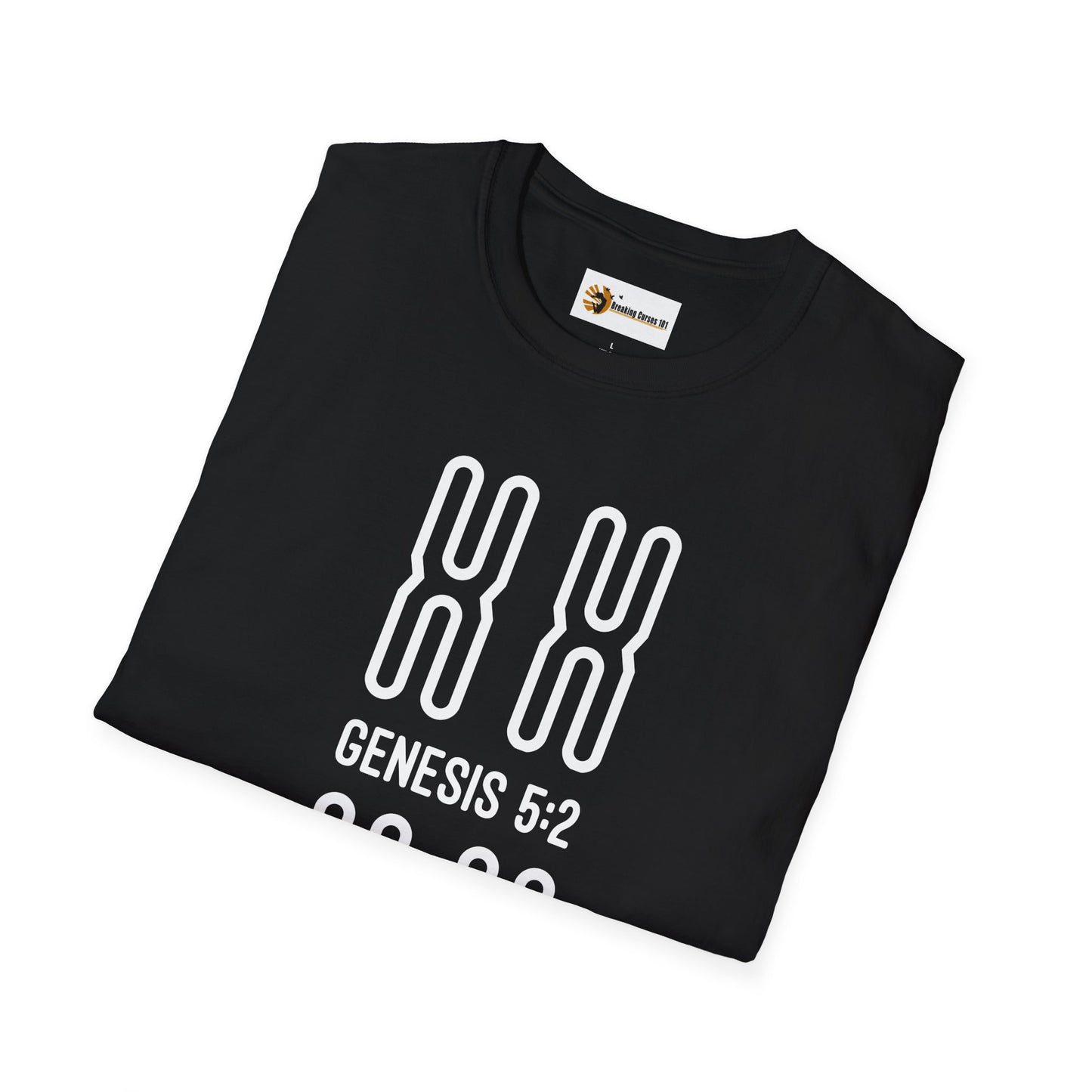 Genesis 5:2 - Bible Verse Graphic Cotton Tee | Shop Breaking Curses 101