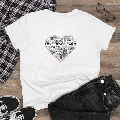 1 Corinthians 13 - Bible Verse Women's Graphic Cotton Tee | Shop Breaking Curses 101