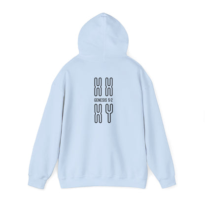 Genesis 5:2 - Christian Heavy Blend™ Hooded Sweatshirt | Breaking Curses 101