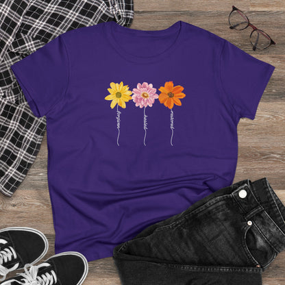 "Forgiven, Healed, Restored" Mother's Day - Women's Graphic Cotton Tee | Shop Breaking Curses 101