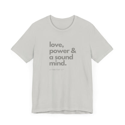 2 Timothy 1:7 - Bible Verse Graphic Jersey Tee | Shop Breaking Curses 101