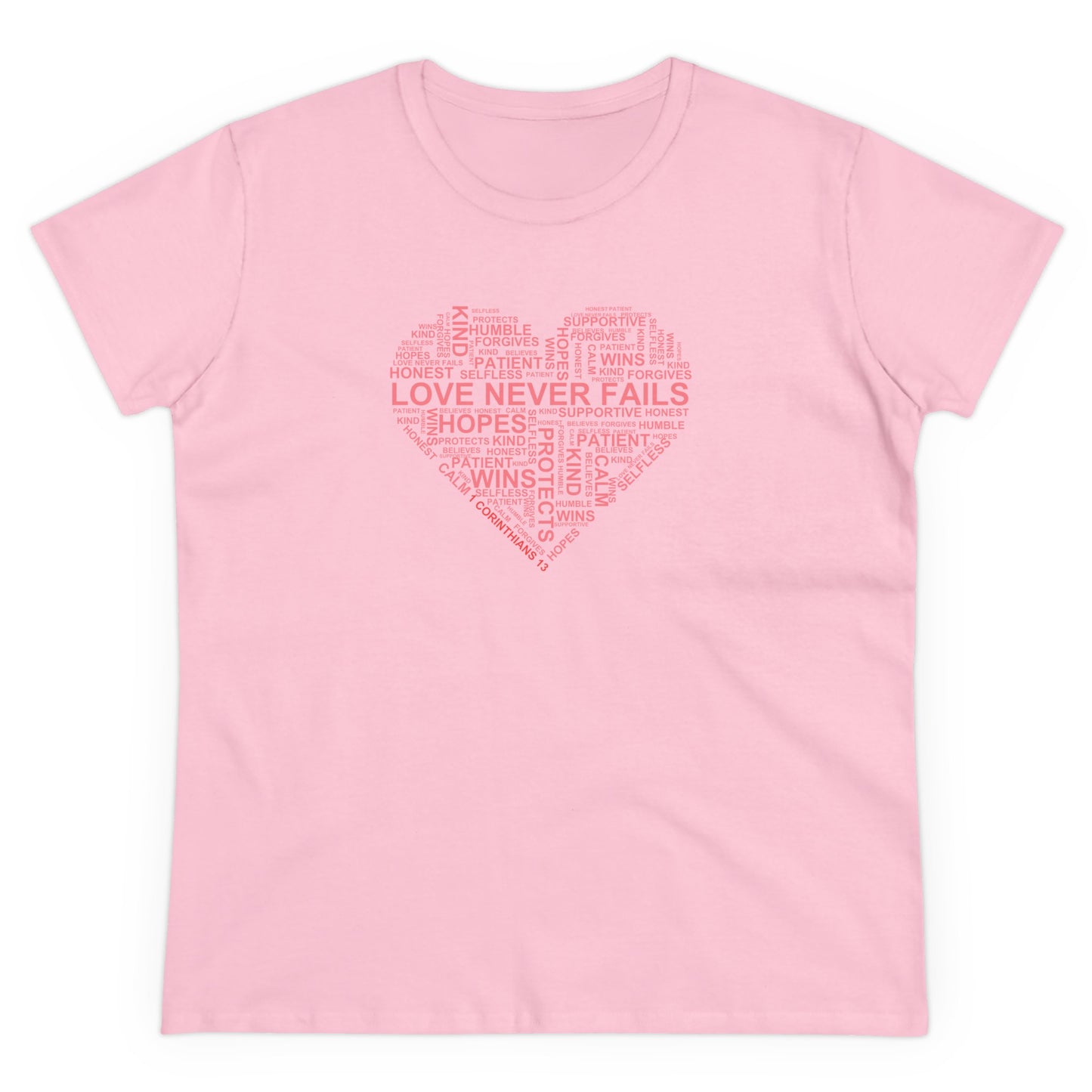 1 Corinthians 13 - Bible Verse Women's Graphic Cotton Tee | Shop Breaking Curses 101