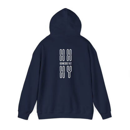 Genesis 5:2 - Christian Heavy Blend™ Hooded Sweatshirt | Breaking Curses 101