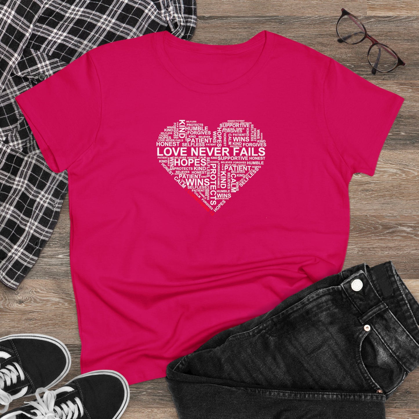 1 Corinthians 13 - Bible Verse Women's Graphic Cotton Tee | Shop Breaking Curses 101