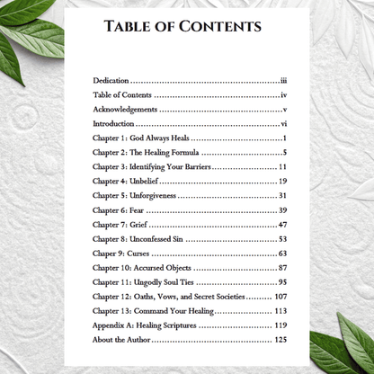 Removing the Barriers to Healing